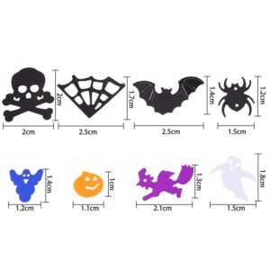 DIYASY 3000 Pcs Halloween Confetti Glitter,Confetti Sprinkles Bats Spider Pumpkin Table Scatter for Halloween Table Decorations