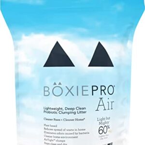 Boxie® Air Probiotic 40 Day Odor Control Clumping Cat Litter, 6.5lb Boxiecat 99.9% Dust Free Plant-Based Kitty Litter