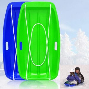 Atalawa KALUOLA Snow Sleds Toboggans, Sledges & Toboggans Heavy Duty Sledge Toboggan Sleigh Sleds Plastic Unisex Ski Fun Board…