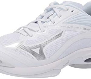 Mizuno Wave Lightning Z6 Womens Volleyball Shoe, White, 10