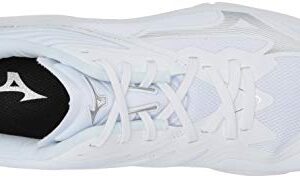 Mizuno Wave Lightning Z6 Womens Volleyball Shoe, White, 10