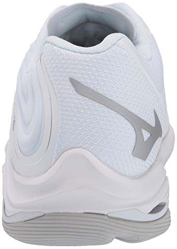 Mizuno Wave Lightning Z6 Womens Volleyball Shoe, White, 10