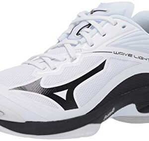 Mizuno Wave Lightning Z6 Womens Volleyball Shoe, White/Black, 10.5