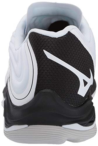 Mizuno Wave Lightning Z6 Womens Volleyball Shoe, White/Black, 10.5