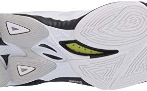 Mizuno Wave Lightning Z6 Womens Volleyball Shoe, White/Black, 10.5