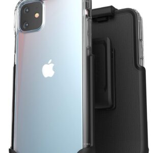 Encased iPhone 11 Belt Clip Case (2019) Ultra Slim Clear Back Cover with Holster