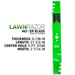 8TEN LawnRAZOR Mower Blade for Husqvarna HU550F HU550FH HU675FE HU725E HU725FH HU775H 580244001 580244002 (Mulching) 3 Pack