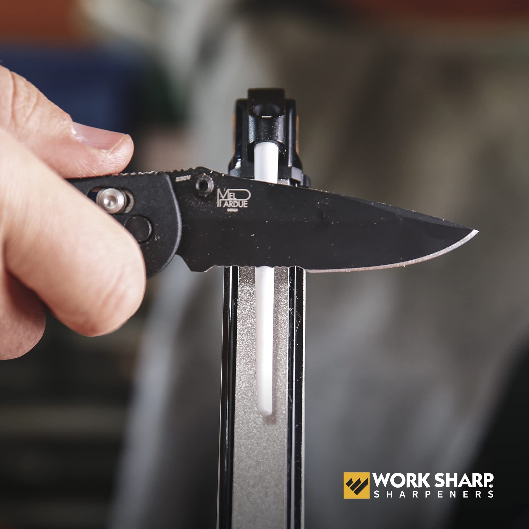 Work Sharp - WSBCHAGS Benchtop Angle Set Knife Sharpener - Ken Onion Edition