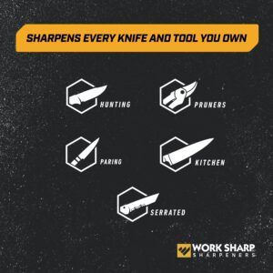 Work Sharp - WSBCHAGS Benchtop Angle Set Knife Sharpener - Ken Onion Edition