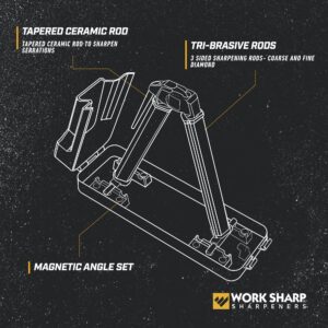 Work Sharp - WSBCHAGS Benchtop Angle Set Knife Sharpener - Ken Onion Edition