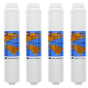 omnipure q5633 (package of 4) q-series omnipure granular carbon filter gac t33 2.5" x 12"