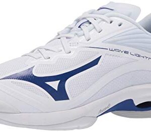 Mizuno Wave Lightning Z6 Mens Volleyball Shoe, White-Navy, 11