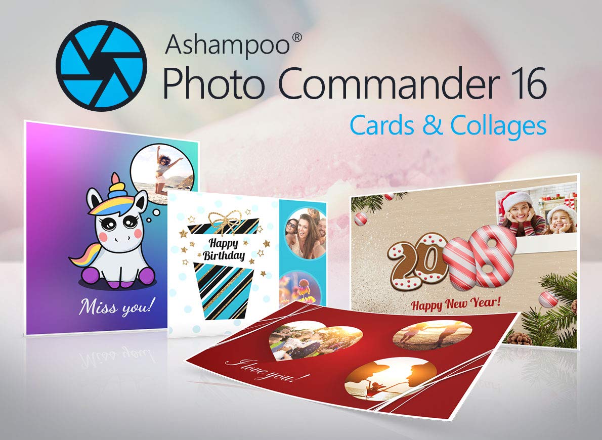 Photo Commander 16 - Photo Editing & Graphic Design Software for Windows 11, 10, 8.1, 7 - make your own photo collages, calendars and slideshows