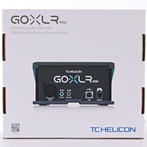 TC Helicon GoXLR MINI Online Broadcast Mixer with USB/Audio Interface and Midas Preamp, Officially Supported on Windows