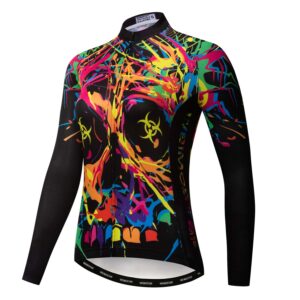 cycling jersey women bicycle team long sleeve racing bike t-shirt warm clothing sport tops