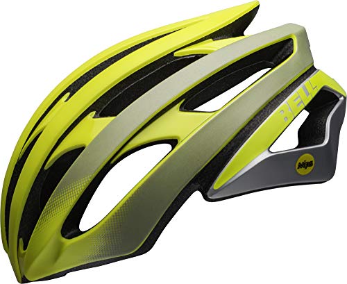 BELL Stratus Ghost MIPS Adult Road Bike Helmet - Ghost Matte/Gloss Hi-Viz Reflective (2023), Large (58-62 cm)