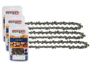 jeremywell 24 inch full chisel chainsaw chain blade 84 drive links 3/8" pitch 0.050'' gauge fits stihl, husqvarna, johnsered (3 pack)