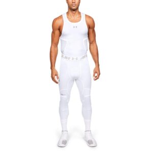 Under Armour Gameday Armour 2Pad 3/4 Tight Bball-WHT,XL