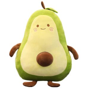 ehotong avocado plush, food pillow cute funny fruit throw pillows stuffed toy, 17.7''