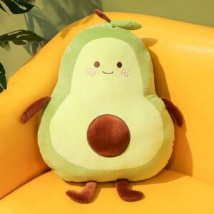 EHOTONG Avocado Plush, Food Pillow Cute Funny Fruit Throw Pillows Stuffed Toy, 17.7''