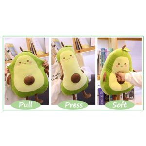 EHOTONG Avocado Plush, Food Pillow Cute Funny Fruit Throw Pillows Stuffed Toy, 17.7''