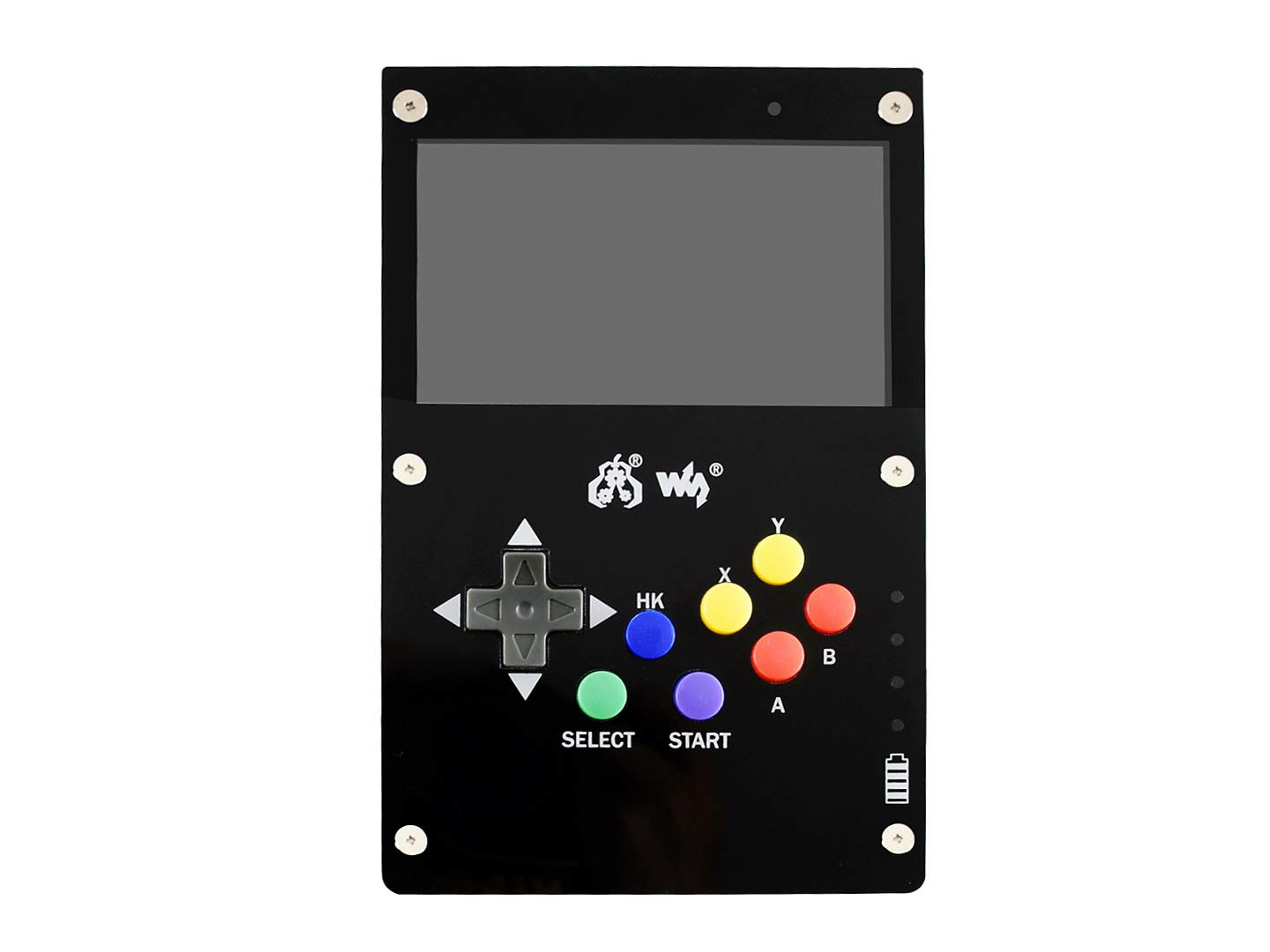 waveshare GamePi43 Portable Video Game Console Compatible with Raspberry Pi B+/2B/3B/3B+ 4.3inch IPS Display 800×480 Pixels Raspberry Pi 3B+ Included