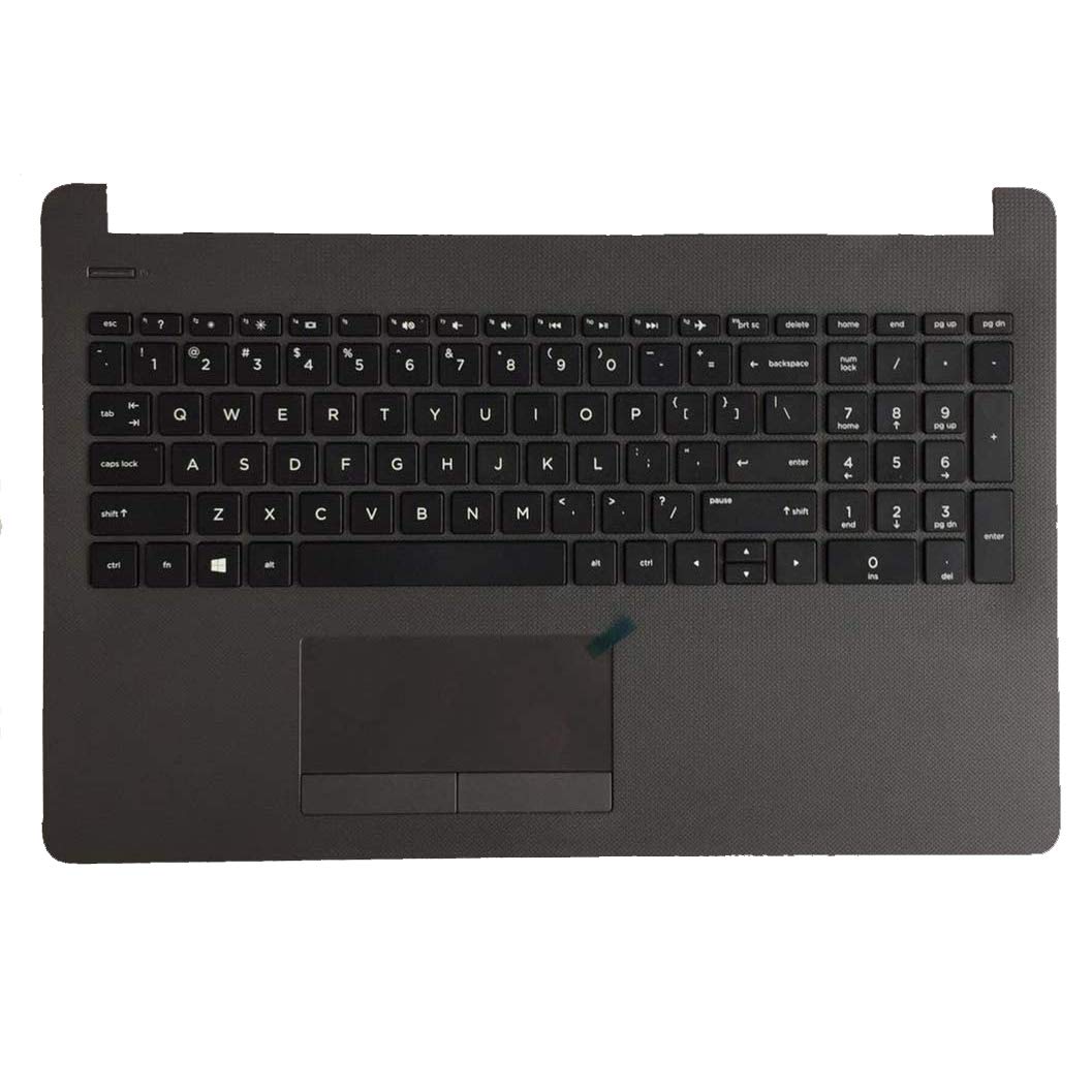 Original New for HP Probook 15-BS 15-BW 250 G6 255 G6 Upper Palmrest Case with Non-Backlit Keyboard & Touchpad 929906-001