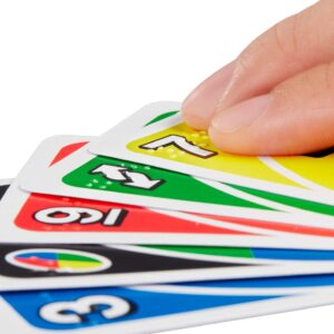 Mattel Games UNO Braille Card Game for Kids & Adults with Cards Specially Designed for Blind and Low-Vision Players