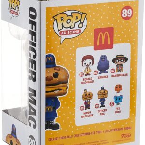 Funko Pop! Ad Icons: McDonald's - Officer Big Mac, Multicolor (45726)