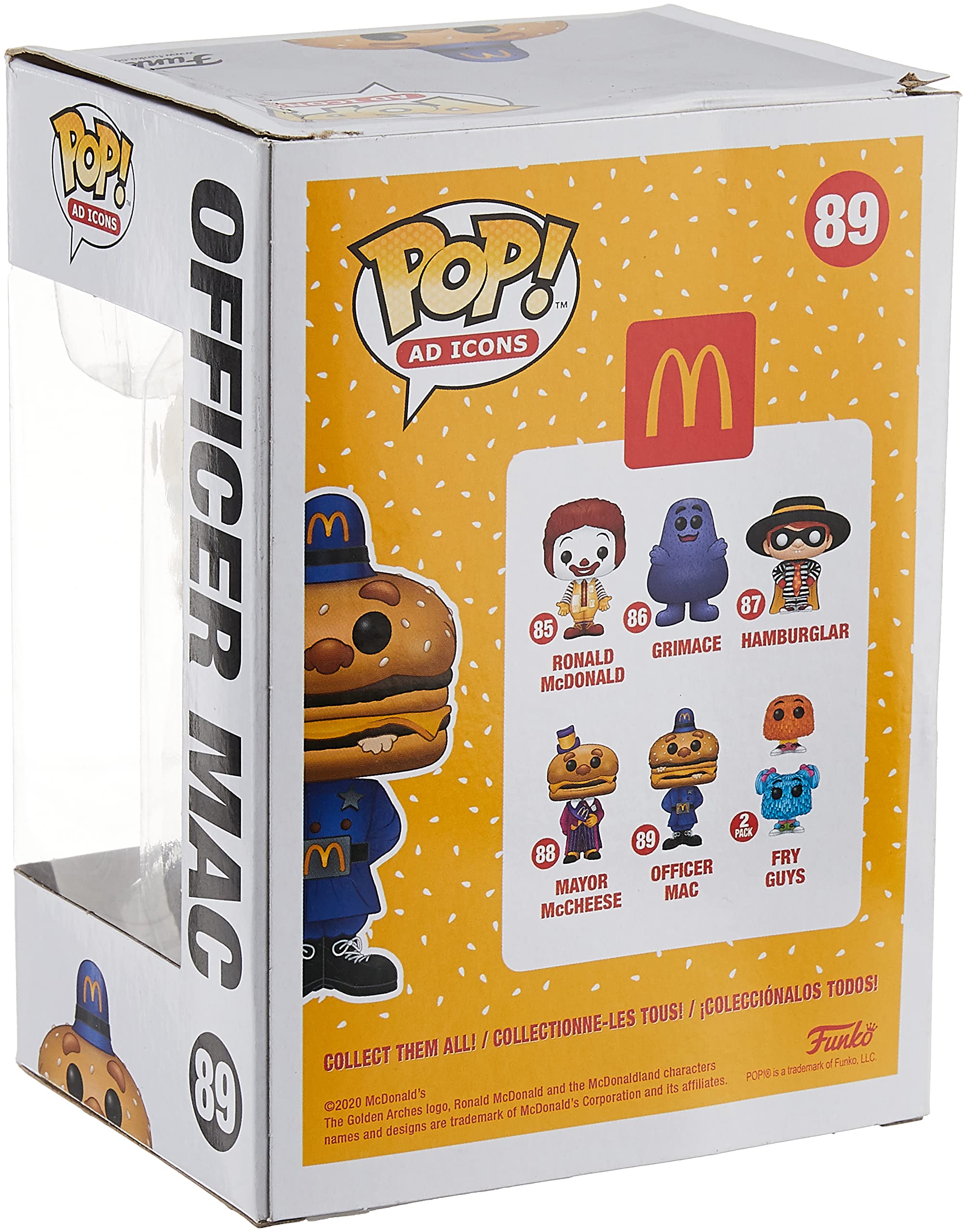 Funko Pop! Ad Icons: McDonald's - Officer Big Mac, Multicolor (45726)