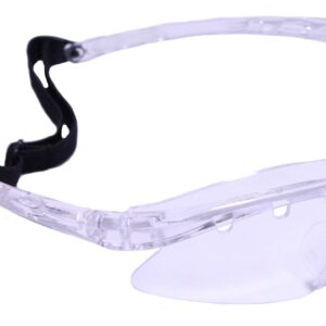 Python M3 Racquetball/Squash/Pickleball Eyewear (Eyeguard) (Black and Clear Frame) (Clear)