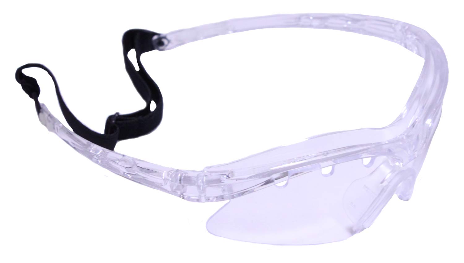 Python M3 Racquetball/Squash/Pickleball Eyewear (Eyeguard) (Black and Clear Frame) (Clear)