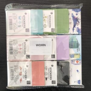 WOXIN Kawaii Sticker Set for Teens/Grils Waterproof Vinyl Stickers (6 Set, 400 Pieces)