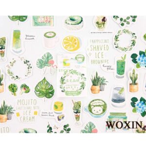 WOXIN Kawaii Sticker Set for Teens/Grils Waterproof Vinyl Stickers (6 Set, 400 Pieces)