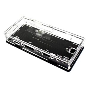 VSDISPLAY Acrylic Case for M.NT68676 HD-MI DVI VGA LCD Controller Board,Fit for LCD Controller Board M.NT68676, Controller Board Not Included