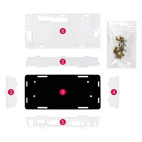 VSDISPLAY Acrylic Case for M.NT68676 HD-MI DVI VGA LCD Controller Board,Fit for LCD Controller Board M.NT68676, Controller Board Not Included