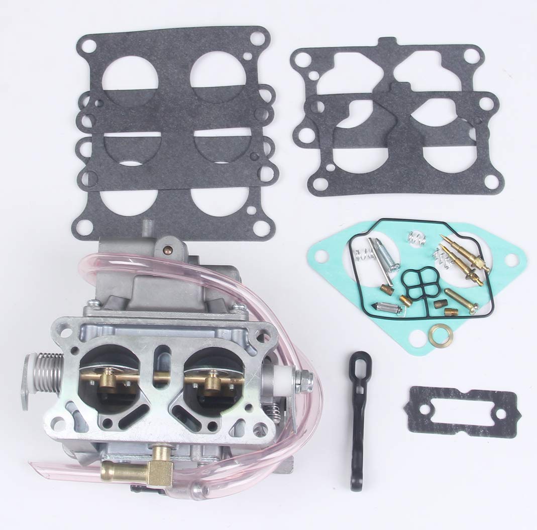 BH-Motor New Carburetor With Carb Repair Kit for Kawasaki Mule 3000 3020 3010 2001-2008 Replace # 15003-2766