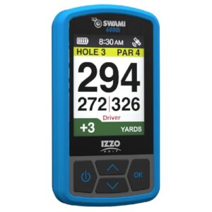 izzo swami 6000 handheld golf gps water-resistant color display with 38,000 course maps & scorekeeper