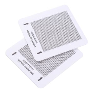 kingpavonini 2 pack ceramic ozone plates for popular home air purifiers 4.5" x 4.5" air fresh replacement parts