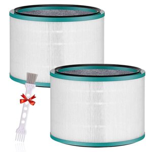 Air Purifier Filter Replacements for Dyson HP01, HP02, DP01 Desk Purifiers, HEPA Filter Compatible with Dyson Desk Purifier, Air Purifier Filter Replacement, Compare to Part # 968125-03, 2 Pack