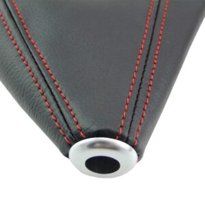 PVC Shift Boot for Manual Automatic Car/Auto Gear Shift Knob Cover MT/at Universal Type (Red)