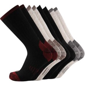 merino wool men crew socks warm socks -nevsnev athletic socks for men, suitable for hiking,trekking,camping …