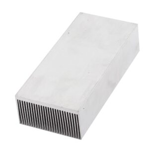 Xnrtop Aluminum Heat Radiator Heatsink Cooling Fan 150x69x37mm Silver Tone