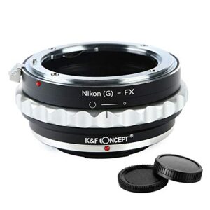 k&f concept lens adapter ring for nikon g to fuji x fujifilm x fx mount x-a1 x-a10 x-a20 x-a2 x-a3 x-a5 x-m1 x-e1 x-e2 x-e2s x-e3 x-t1 x-t2 x-t3 x-t10 x-t20 x-t30 x-t100 x-pro1 x-pro2 x-h1