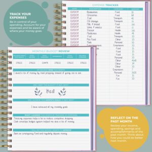 Clever Fox Budget Planner & Monthly Bill Organizer With Pockets. Expense Tracker, Budgeting Journal & Financial Book. Large, 8x9.5" (Rose Gold)