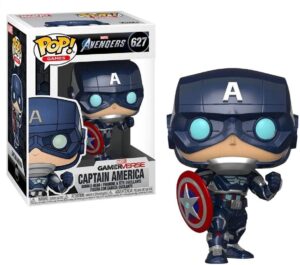 funko pop! marvel: avengers game - captain america (stark tech suit)