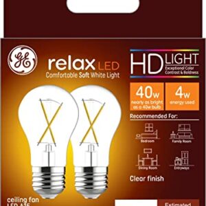 Ge 31313 A15 Relax Hd Led Light Bulb, 4 Watts