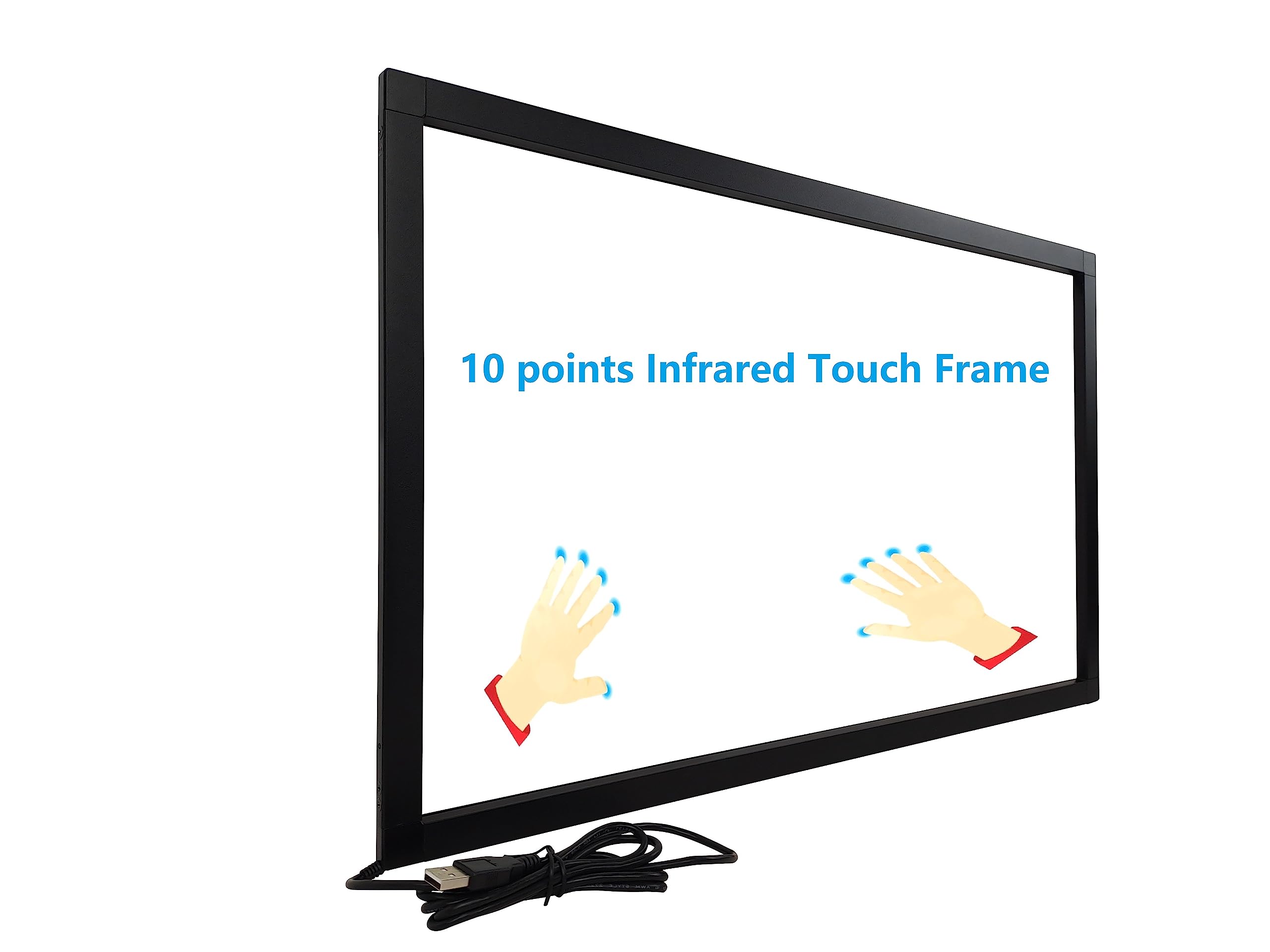 Deyowo 42 Inch Interactive 10 Points Infrared IR Touch Screen Overlay Frame Free Driver