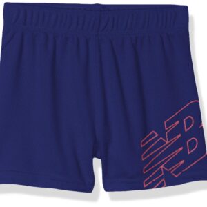 New Balance Kids Girls' Little Athletic Short, uv Blue, 5