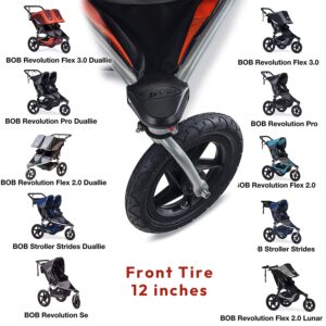 1PC 12-1/2 x 1.75 x 2-1/4 Tire Replacements of Zoom/BOB Revolution Flex/PRO/SE Jogging Stroller/Baby Trend Expedition/Xcel/Range/Stealth Jogging Stroller/Graco Jogger Strollers